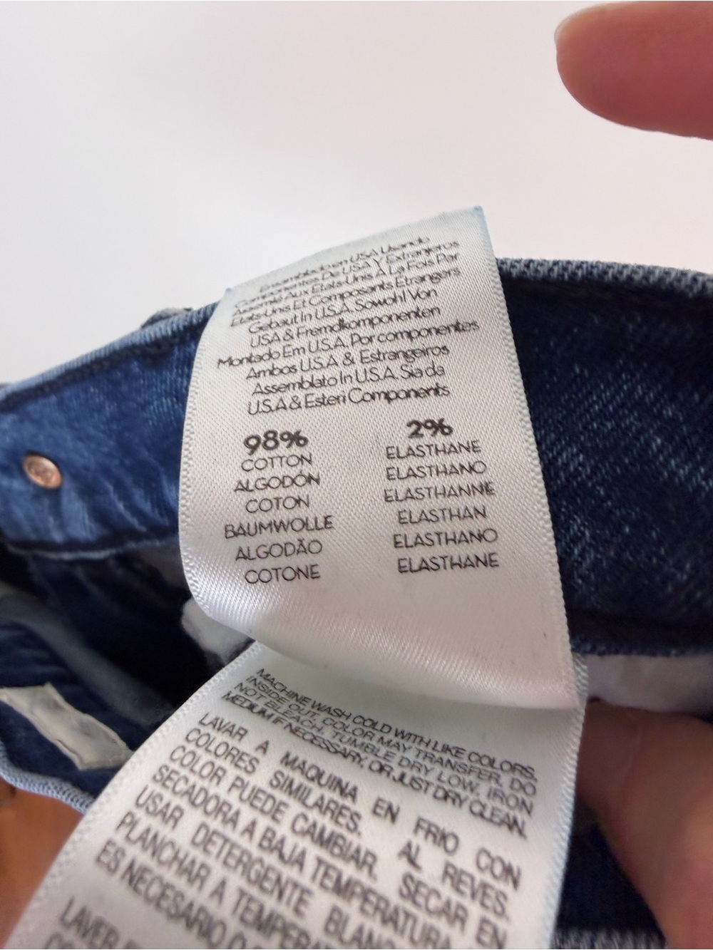 MOTHER The Hustler Ankle Denim Jean Classic Blue Ink Super High Rise Size 24 - Picture 7 of 7